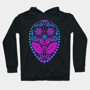 Dia De Los Muertos Alien Skull Hoodie